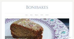 Desktop Screenshot of bonibakes.com